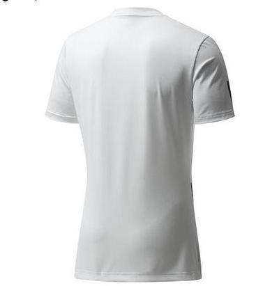 Adidas Mens Barricade Crew Tee - White/Solar Blue - main image