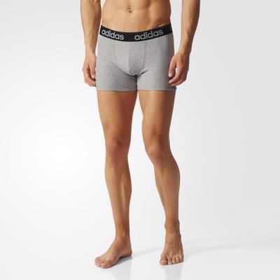 Adidas Sport Essentials Trunk Boxer (2 Pack) - Medium Grey Heather/Black - main image