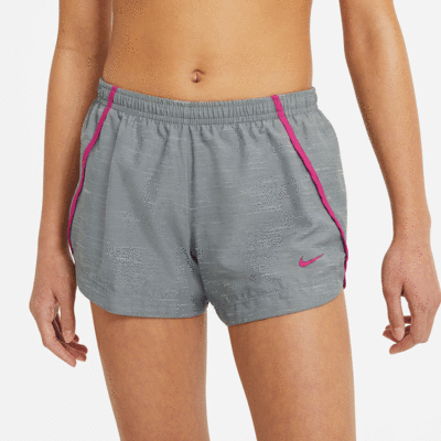 Nike Girls Dri-FIT Sprinter Shorts - Grey/Pink - main image
