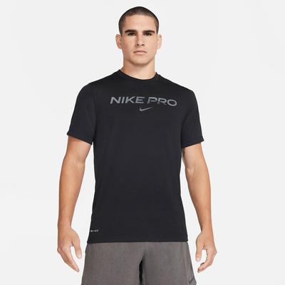 Nike Mens Pro Short Sleeve Top - Black - main image