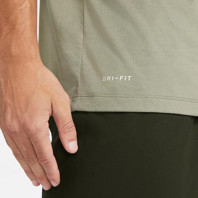 Nike Mens Pro Short Sleeve Top - Khaki - main image