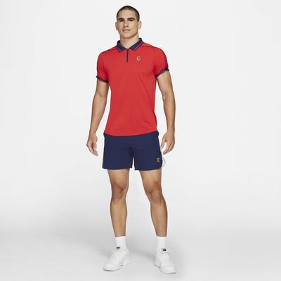 Nike Mens Dri-FIT ADV Slam Tennis Polo - Red - main image