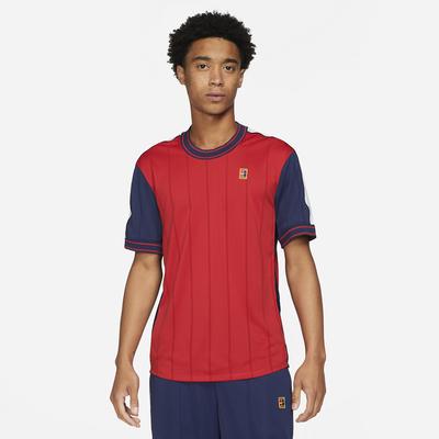 Nike Mens Dri-Fit Slam Top - Red/Binary Blue - main image