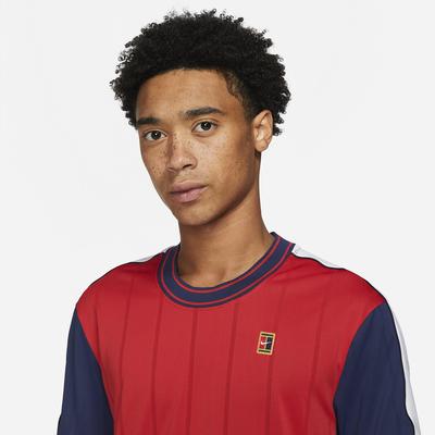 Nike Mens Dri-Fit Slam Top - Red/Binary Blue - main image