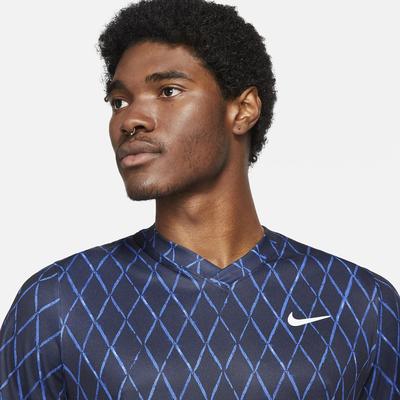 Nike Mens Victory Tennis Top - Obsidian - main image