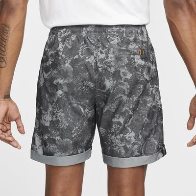 Nike Mens Printed Tennis Shorts - Grey - main image