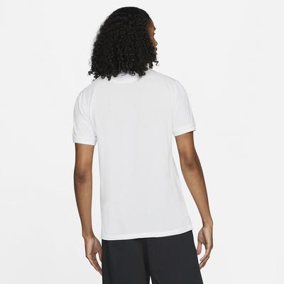 Nike Mens Slim Fit Polo - White