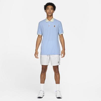Nike Mens Slim Fit Polo - Aluminium - main image