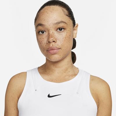 Nike Womens Slam Tennis Tank - White
