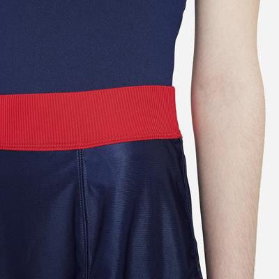 Nike Womens Slam Tennis Skirt - Binary Blue/University Red