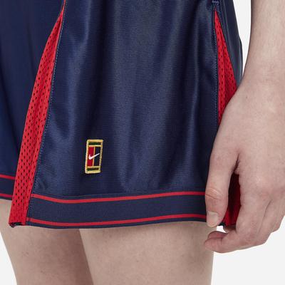 Nike Womens Slam Tennis Skirt - Binary Blue/University Red