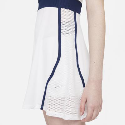 Nike Womens Slam Tennis Dress - White/Binary Blue - main image