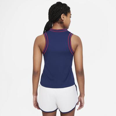 Nike Womens Slam Tennis Tank - Binary Blue