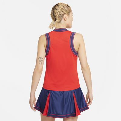 Nike Womens Slam Tennis Tank - University Red - main image