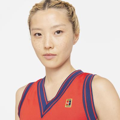 Nike Womens Slam Tennis Tank - University Red - main image