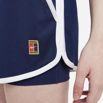 Nike Womens Dri-FIT Slam Shorts - Binary Blue/University Red - main image