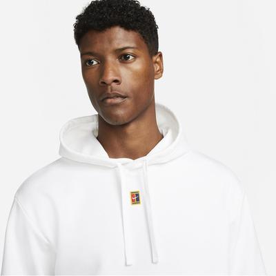 Nike Mens Fleece Hoodie - White - main image