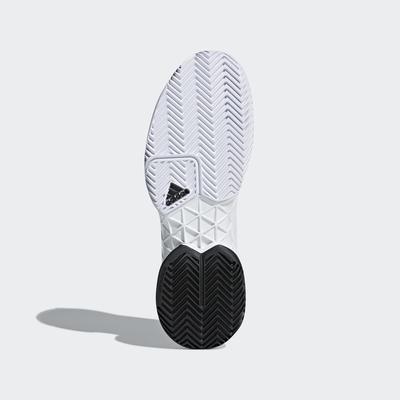 Adidas Mens Barricade Boost 2018 Tennis Shoes - White/Silver - main image