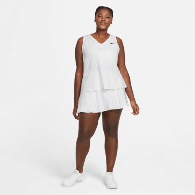 Nike Womens Flouncy Victory Skirt (Plus Size) - White - main image