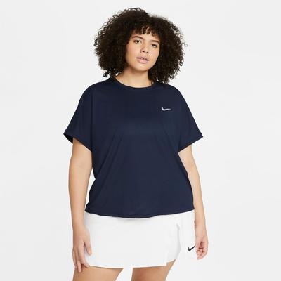 Nike Womens Victory Tee (Plus Size) - Navy Blue - main image