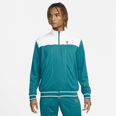 Nike Mens Tennis Jacket - White/Teal - main image