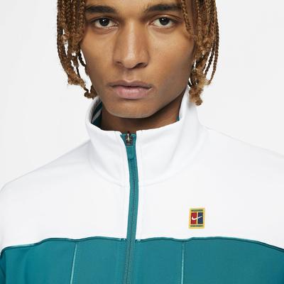 Nike Mens Tennis Jacket - White/Teal - main image