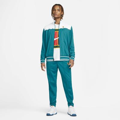 Nike Mens Tennis Jacket - White/Teal - main image