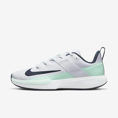 Nike Womens Vapor Lite Tennis Shoes - White/Mint Foam - main image