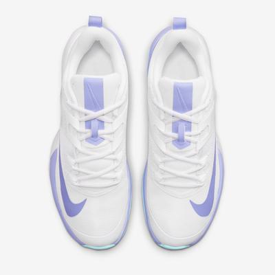 Nike Womens Vapor Lite Tennis Shoes - White/Purple Pulse - main image