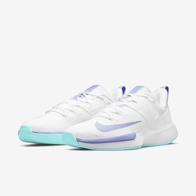 Nike Womens Vapor Lite Tennis Shoes - White/Purple Pulse - main image