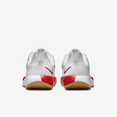 Nike Womens Vapor Lite Tennis Shoes - White/University Red - main image