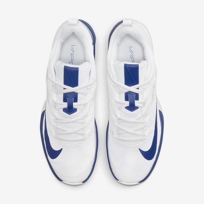 Nike Mens Vapor Lite Tennis Shoes - White/Blue - main image