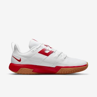 Nike Mens Vapor Lite Tennis Shoes - White/University Red - main image