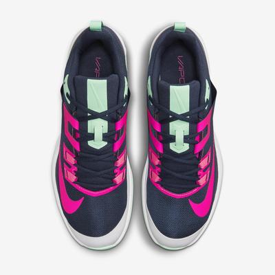 Nike Mens Vapor Lite Tennis Shoes - Obsidian/Hyper Pink