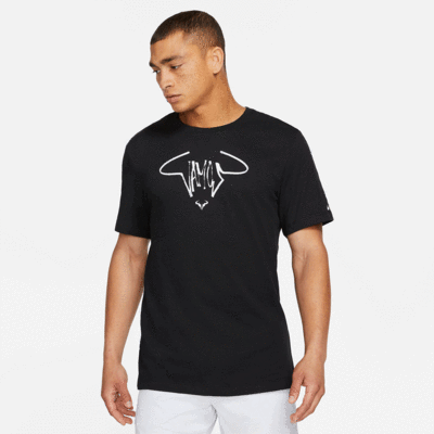 Nike Mens Rafa Vamos Tee - Black/White - main image