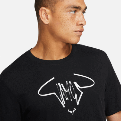 Nike Mens Rafa Vamos Tee - Black/White - main image
