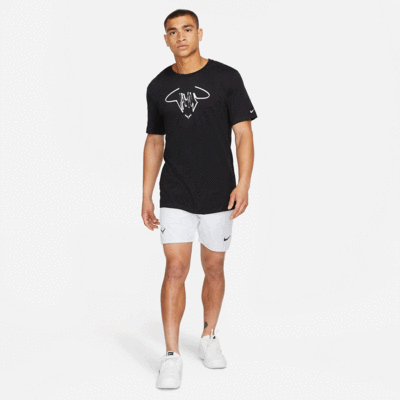 Nike Mens Rafa Vamos Tee - Black/White - main image