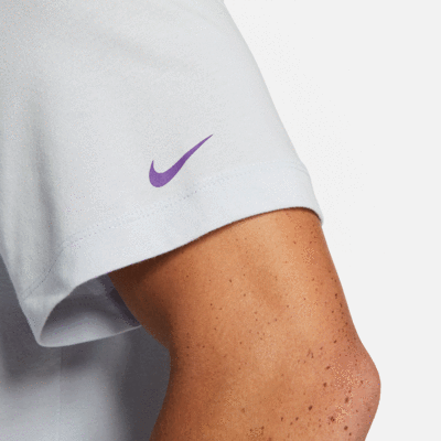 Nike Mens Rafa Vamos Tee - White/Purple - main image