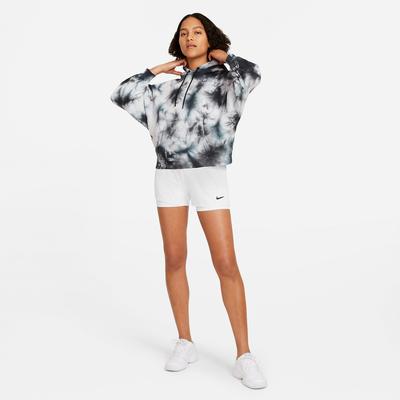 Nike Womens Tie-Dye Heritage Hoodie - Black/White - main image