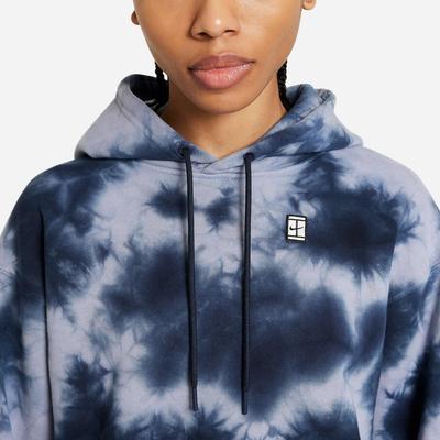 Nike Womens Tie-Dye Heritage Hoodie - Indigo Haze/Obsidian - main image