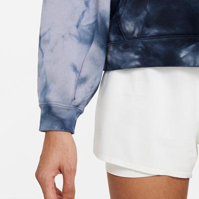 Nike Womens Tie-Dye Heritage Hoodie - Indigo Haze/Obsidian - main image