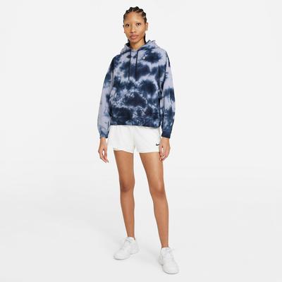 Nike Womens Tie-Dye Heritage Hoodie - Indigo Haze/Obsidian - main image
