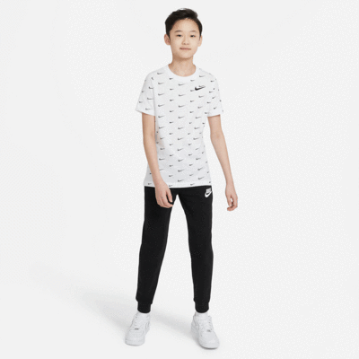 Nike Boys Sportswear T-Shirt - White/Black - main image