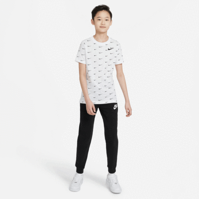 Nike Boys Sportswear T-Shirt - White/Black
