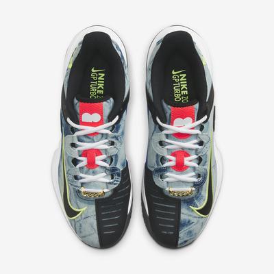 Nike Womens Air Zoom GP Turbo Naomi Osaka Tennis Shoes - White/Bright Crimson - main image