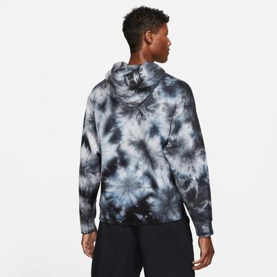 Nike Mens Tie-Dye Heritage Tennis Hoodie - Black/White - main image