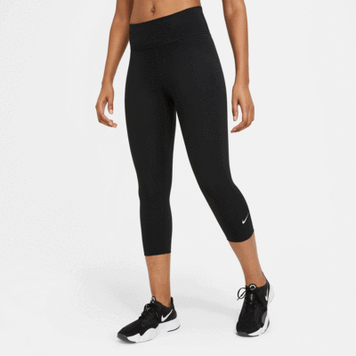 Nike Womens One Capri Training Leggings - Black