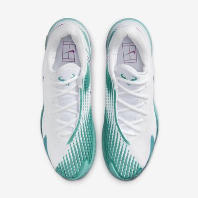 Nike Mens Air Zoom Vapor Cage 4 Rafa Tennis Shoes - White/Washed Teal - main image