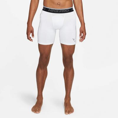 Nike Mens Pro Dri-FIT Shorts - White/Black - main image