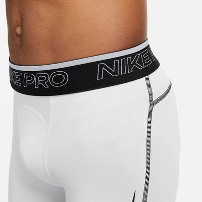 Nike Mens Pro Dri-FIT Shorts - White/Black - main image